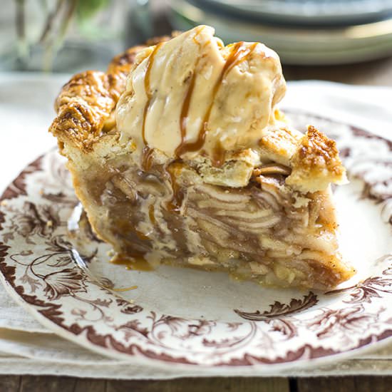 Salted Caramel Apple Pie