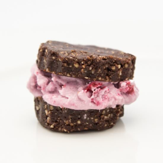 Raw Ice Cream Sandwich