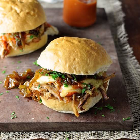 Mexican Pulled Pork Rolls