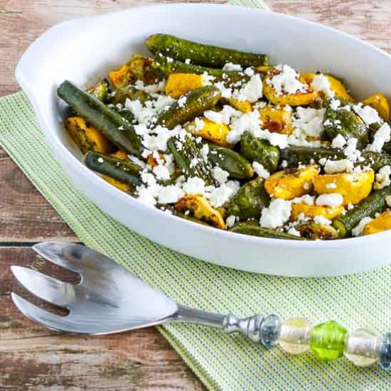 Easy Roasted Baby Summer Squash