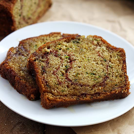 Cinnamon Swirl Zucchini Bread