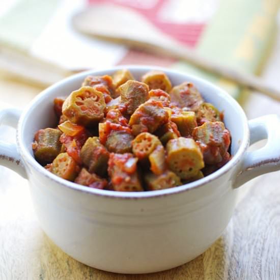 Okra Tomato Stew