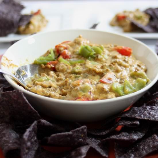 Chili Con Queso with Cashew Cheese