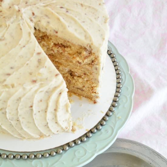 Brown Butter Pecan Cake
