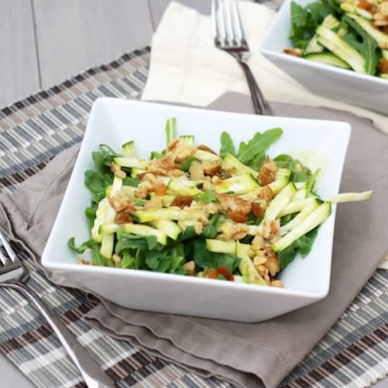 Zucchini Arugula Salad