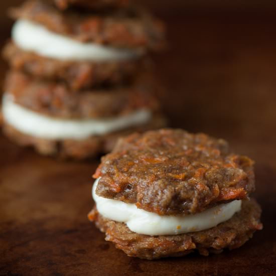 Carrot Sandwich Cookies