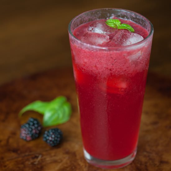 Blackberry Gin Fizz