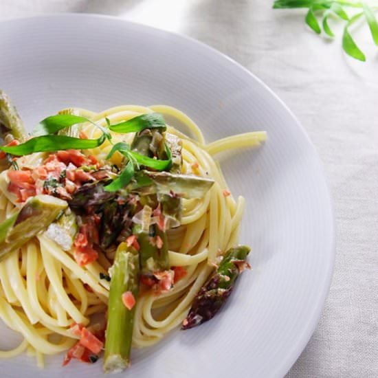 Linguini with Smoked Salmon