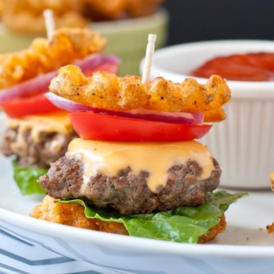 Waffle Fry Sliders