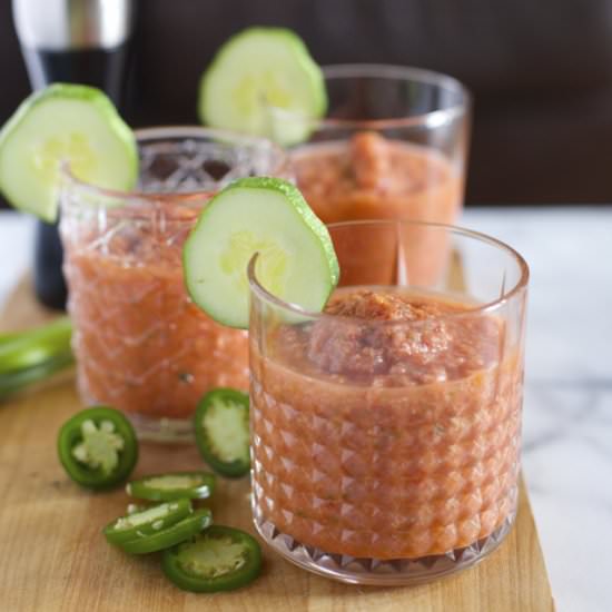 Cold tomato soup