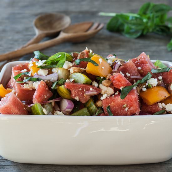 Heirloom Tomato & Watermelon Salad