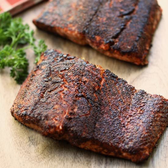 blackened salmon
