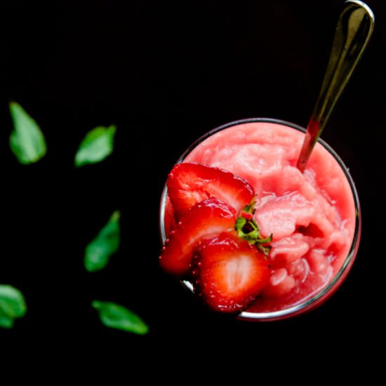 Watermelon Strawberry Mint Freeze
