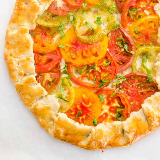 Heirloom Tomato Galette