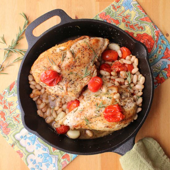 Skillet-roasted Chicken