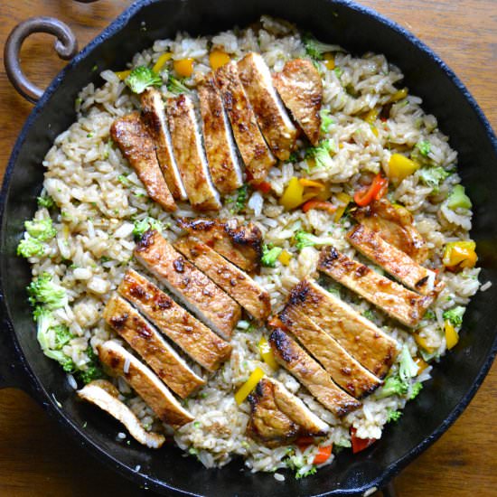 Lemon Sriracha Pork Chops
