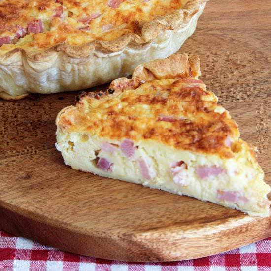 Ham and Cheese Quiche