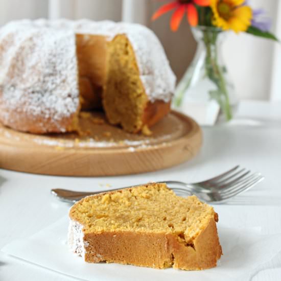 Sweet Potato Cider Budnt Cake