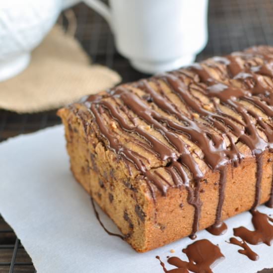 Peanut Butter Chocolate Chip Bread