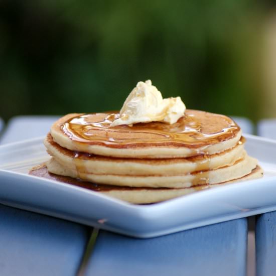 Healthy Buttermilk Pancakes