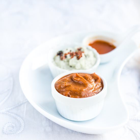Onion Tomato Mint Chutney