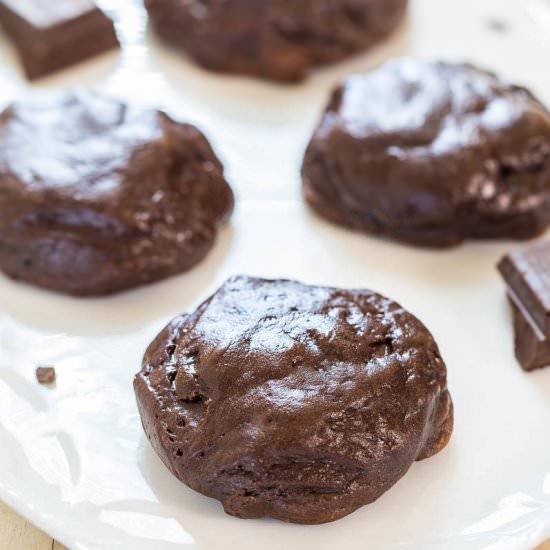 Triple Choc Brownie Batter Cookies