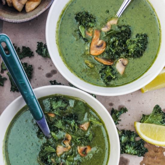 Asian Kale Coconut Soup
