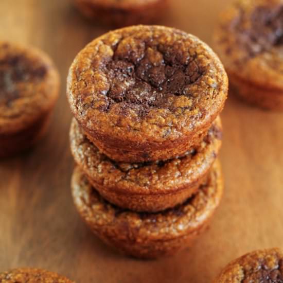 Flourless Pumpkin Pie Muffins