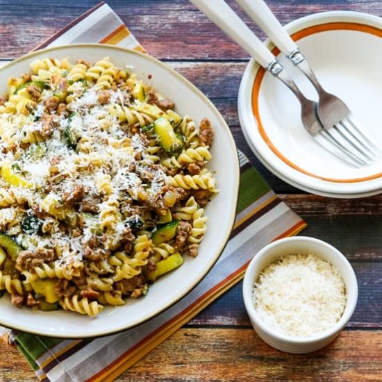 Rustic Pasta with Zucchini