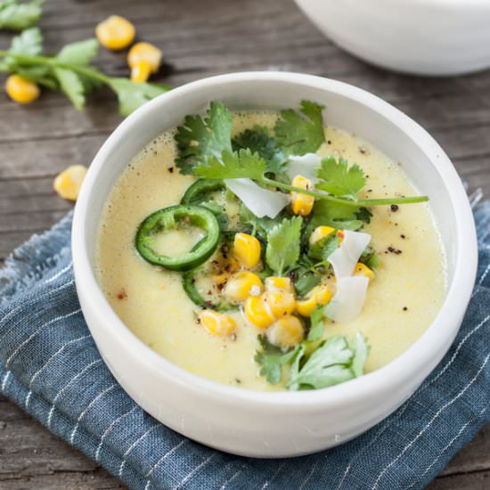 Sweet Corn & Coconut Milk Chowder