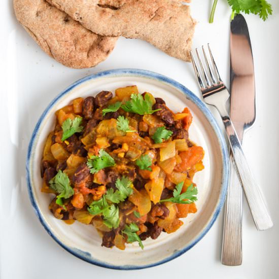 Rajmah Masala {Indian Kidney Beans}