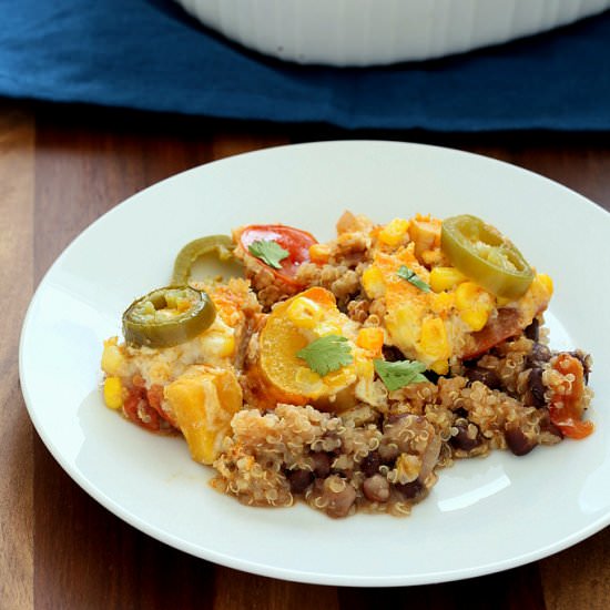 Quinoa Black Bean Casserole