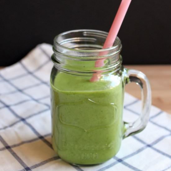 Banana Peanut Butter Green Smoothie