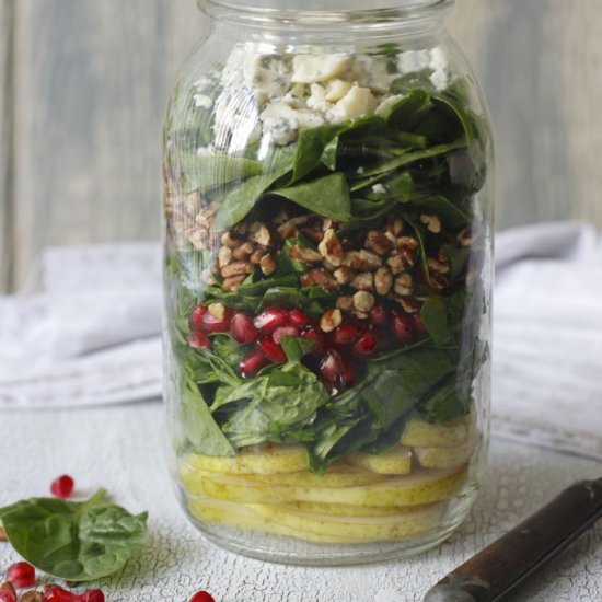 Pomegranate and Pear Salad