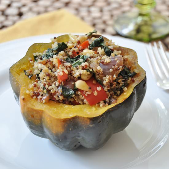 Stuffed Acorn Squash with Quinoa