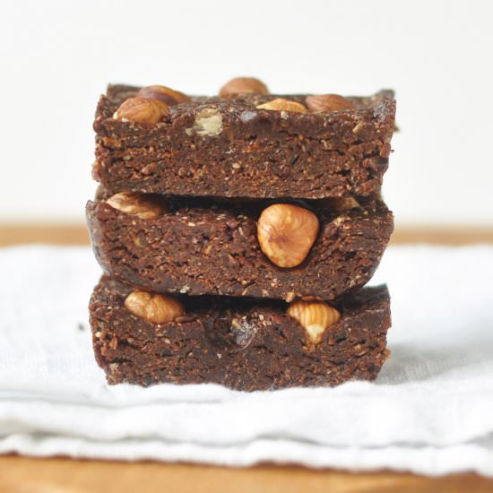 Raw Chocolate Hazelnut Bars