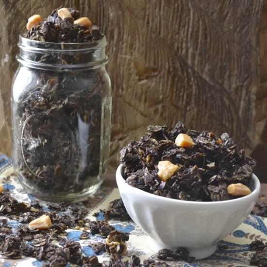 salted caramel mocha granola