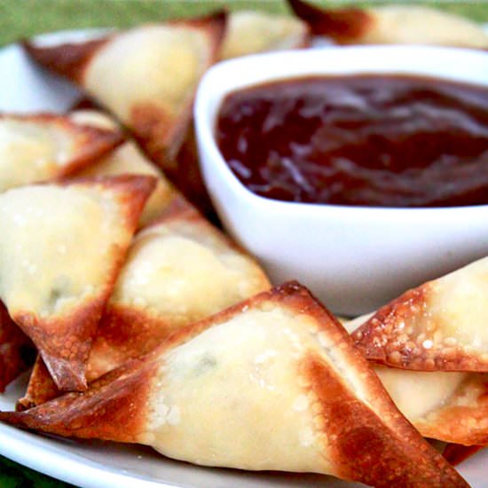 Pineapple Coconut Cream Wontons