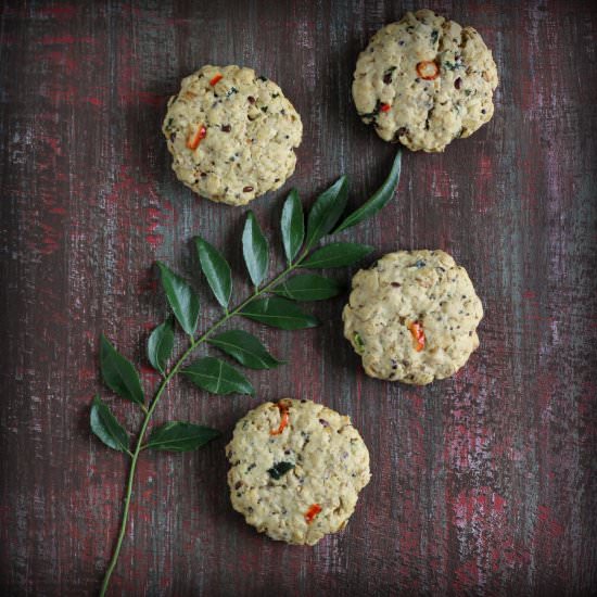 Savory Oats Cookies
