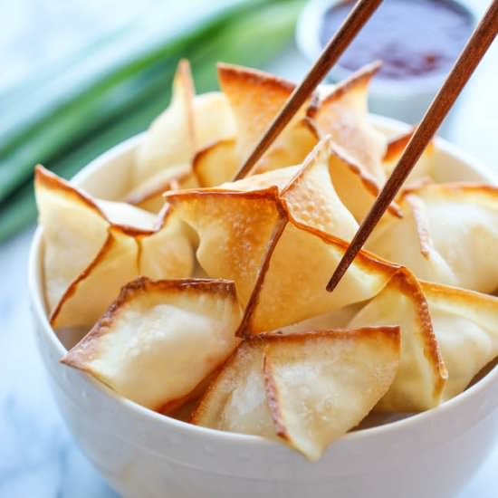 Baked Cream Cheese Wontons