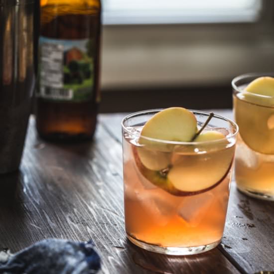 Cranberry Apple Cider Cocktail