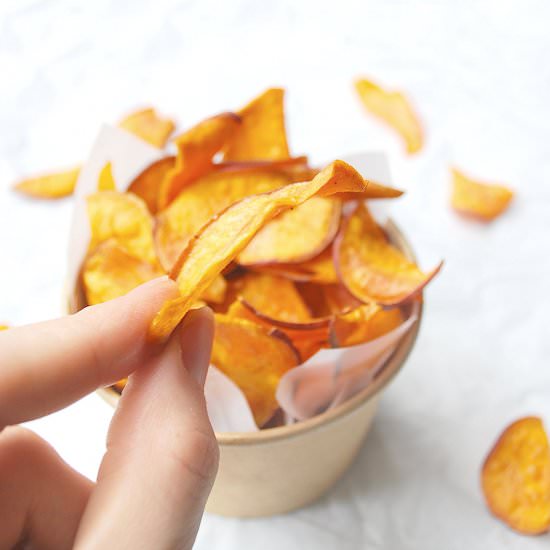 Easy Homemade Sweet Potato Chips