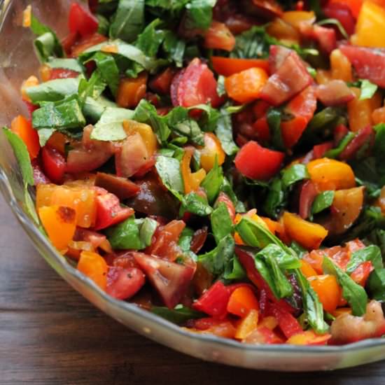 Heirloom tomato relish