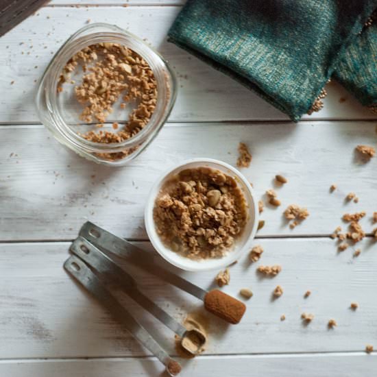 Pumpkin Spice Granola Clusters
