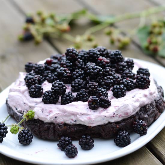 Chocolate & Blackberry cake
