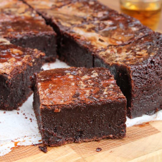 Bourbon Fudge Brownies
