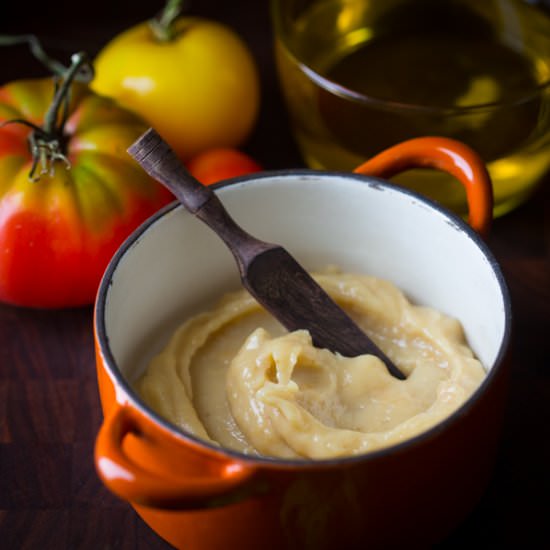 Stove Top Roasted Garlic