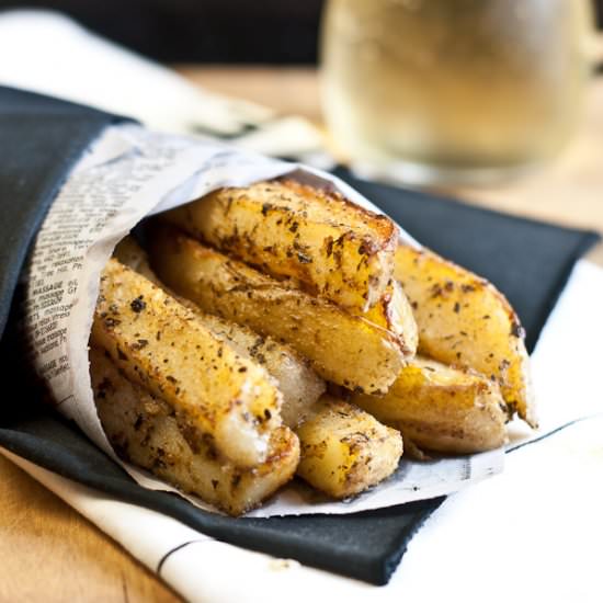 Rich Potato Wedges – Low Fodmap