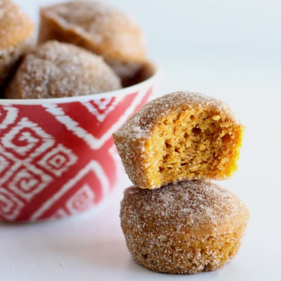 Baked Pumpkin Donut Holes