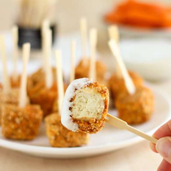 Baked Buffalo Tofu Bites